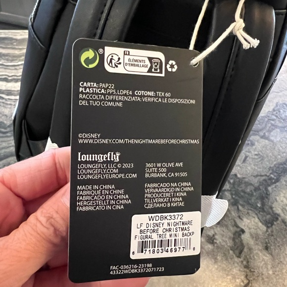 NWT The Nightmare Before Christmas Loungefly backpack. - Picture 7 of 8